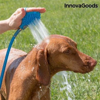 Water Hose with Brush for Dogs