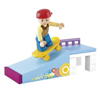 Building Blocks Girl´s Dream Series - Skater Rampe