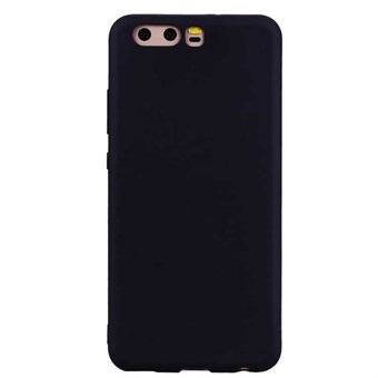 Classy Soft Cover in TPU Plastic and Silicone for Huawei P10 - Black