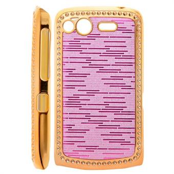 Bling Hard Case for HTC Desire S (Pink)