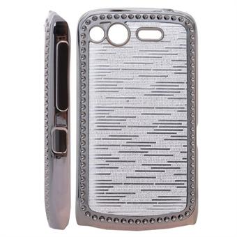 Bling Hard Case for HTC Desire S (Silver)