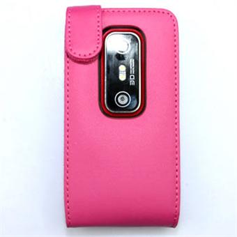 Leather Case for HTC EVO 3D (Pink)