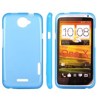 Simple Silicone HTC ONE X (Blue)