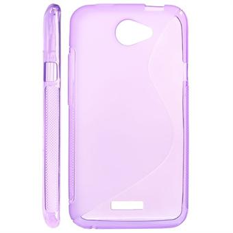 S Line Silicone Cover HTC ONE X (Purple)