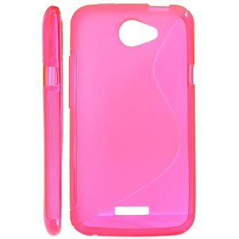 S Line Silicone Cover HTC ONE X (Pink)