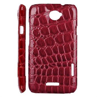 Crocodile HTC ONE X (Brown / Red)