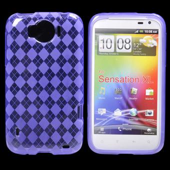 HTC Sensation XL Pattern Silicone (Purple)