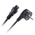 Euro Power Cord Cable, C5 Cloverleaf for 3 pin Euro