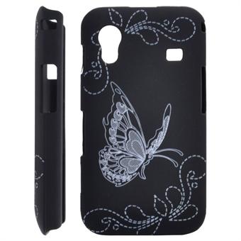 Samsung Galaxy Ace Butterfly Cover (Black)