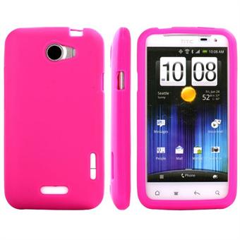 Soft Silicone HTC ONE X (Pink)