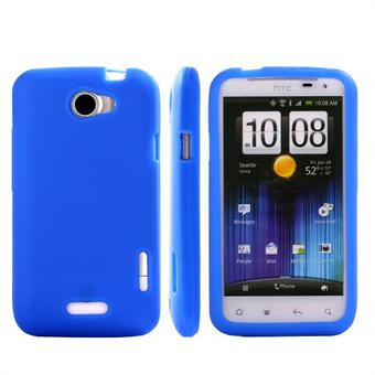 Soft Silicone HTC ONE X (Blue)