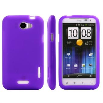 Soft Silicone HTC ONE X (Purple)