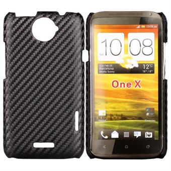 Corbon Cover HTC ONE X (Black)