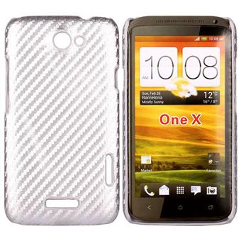 HTC One X Corbon Cover (Silver)