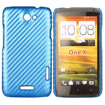 HTC One X Corbon Cover (Blue)