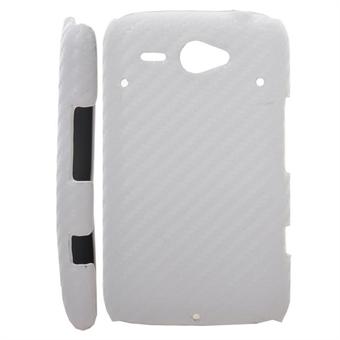 HTC ChaCha Corbon Cover (White)