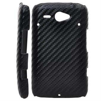 HTC ChaCha Corbon Cover (Black)