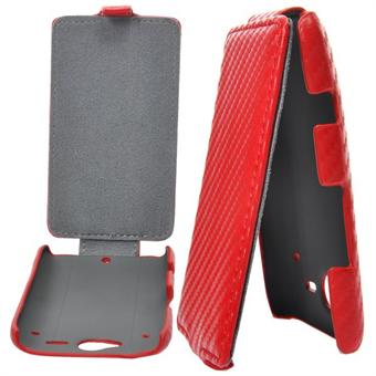 Carbon Case for HTC ChaCha (Red)