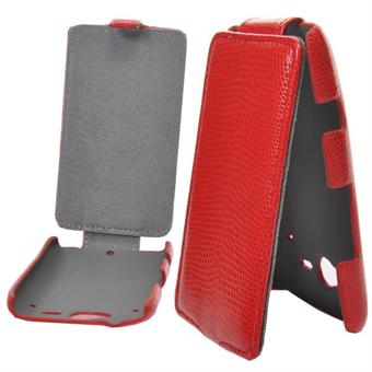 Cheap leather case for HTC ChaCha (Red)