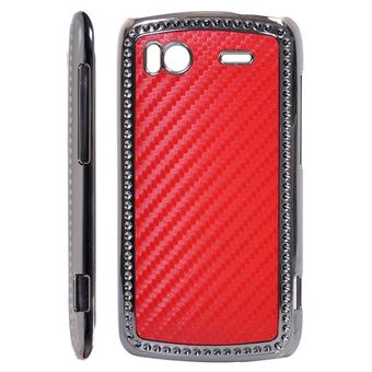 Bling case for HTC Sensation (Red)