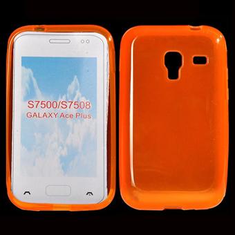 Galaxy Ace Plus Silicone Cover (Orange)