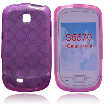 Silicone circle cover galaxy mini (Purple)