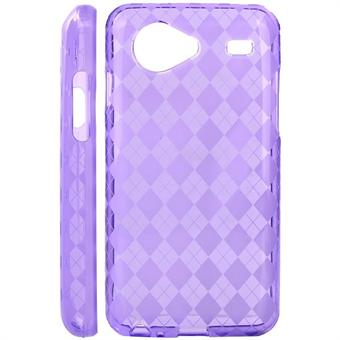 Checkered Cover Galaxy S Advance (Purple)