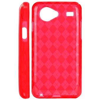 Checkered Cover Galaxy S Advance (Red)