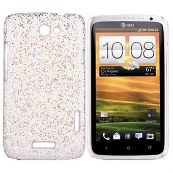 Glittery HTC ONE X Cover (Silver)