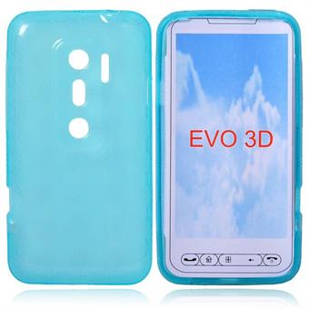 Silicone Cover for HTC EVO 3D (Light Blue)