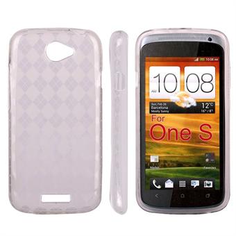 Checkered Cover HTC ONE S (Transparent)