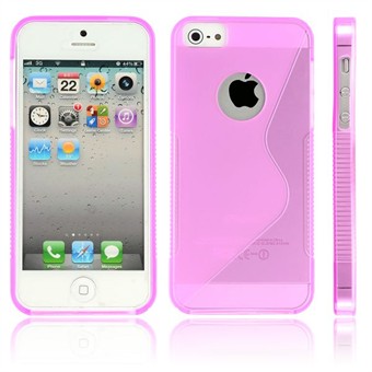 Pin Silicone Cover for iPhone 5 (Pink)