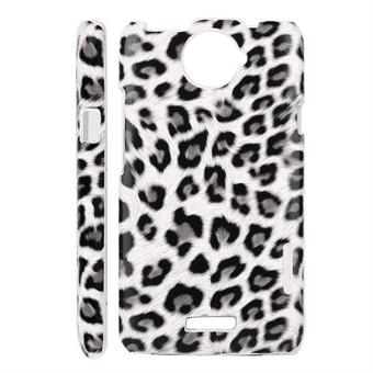 HTC ONE X Leopard Cover (White)