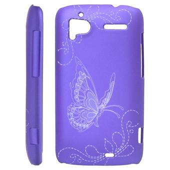 Butterflies Cover for HTC Sensation (Purple)