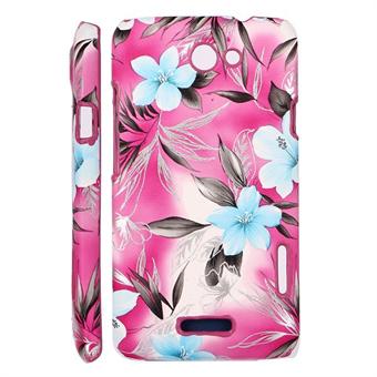 Floral Cover HTC ONE X (Pink)