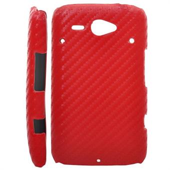 HTC ChaCha Corbon Cover (Red)