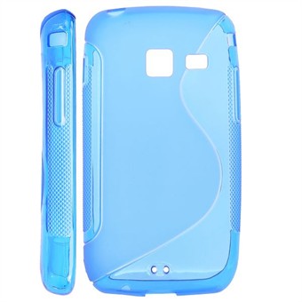 S-Line Silicone Cover for Galaxy Y Duos (Blue)