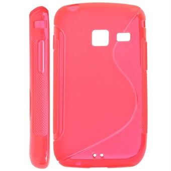 S-Line Silicone Cover for Galaxy Y Duos (Red)