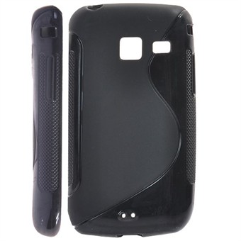 S-Line Silicone Cover for Galaxy Y Duos (Black)