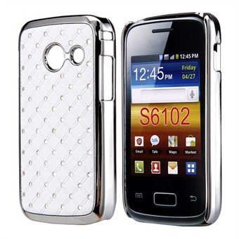 Bling Cover for Galaxy Y Duos (White)