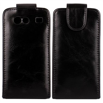 Magnetic Leather Case Galaxy S Advance (Black)