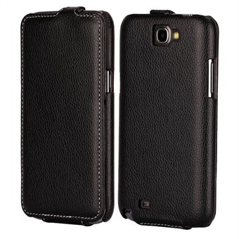 Flip Leather Case for Note 2 (Black)