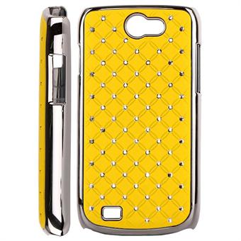 Bling Bling Diamond Chrome Samsung Galaxy W (Yellow)