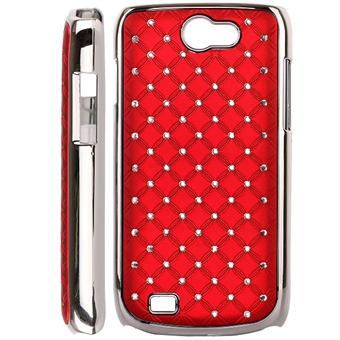 Bling Bling Diamond Chrome Samsung Galaxy W (Red)