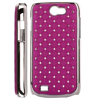 Bling Bling Diamond Chrome Samsung Galaxy W (Purple)