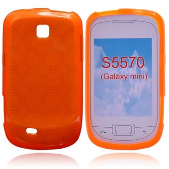 Silicone circle cover galaxy mini (Orange)