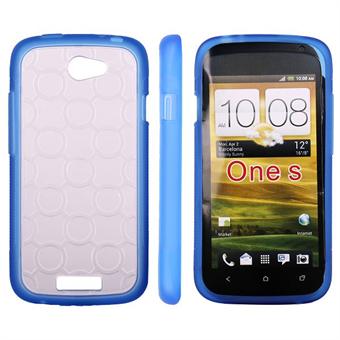 Transparent plastic cover for One S (Blue)