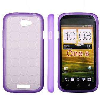 Transparent plastic cover for One S (Purple)