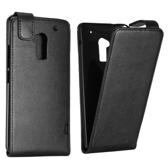 Magnetic Leather Case HTC ONE MAX T6 (Black)