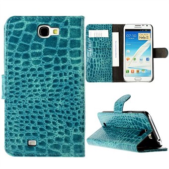 Crocodile Case for Galaxy Note 2 (Blue)